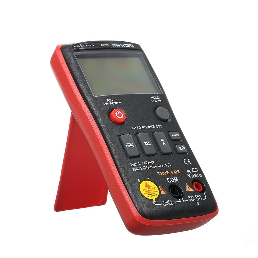 Richmeters RM408B True-RMS Digital Multimeter Button 8000 - RM408B