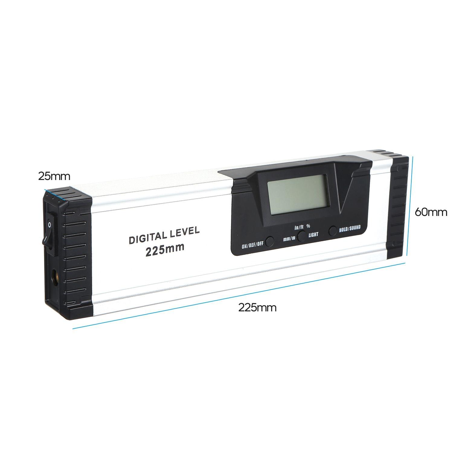 225mm Digital La-ser Measuring Level Angle Meter Angle