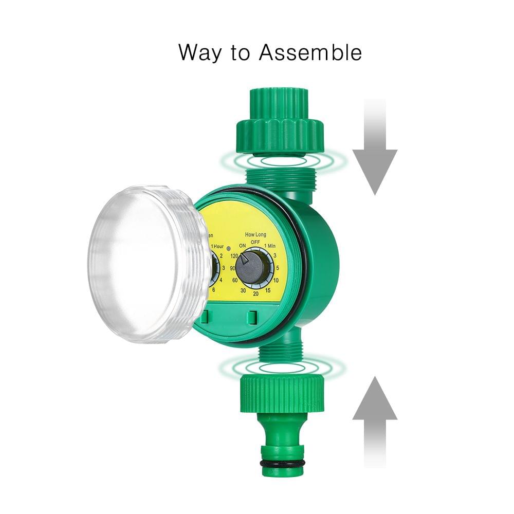 Outdoor Timed Irrigation Controller Automatic Sprinkler - UK Faucet Connection