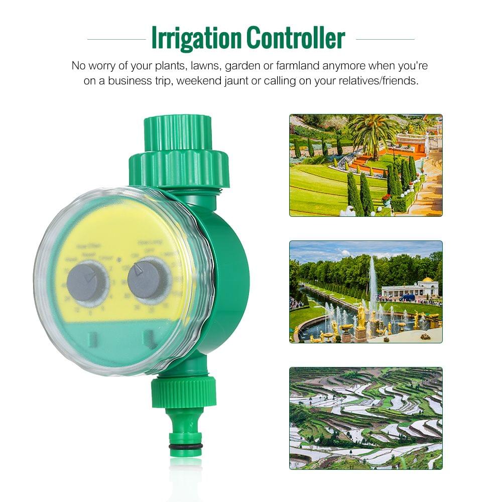 Outdoor Timed Irrigation Controller Automatic Sprinkler - UK Faucet Connection