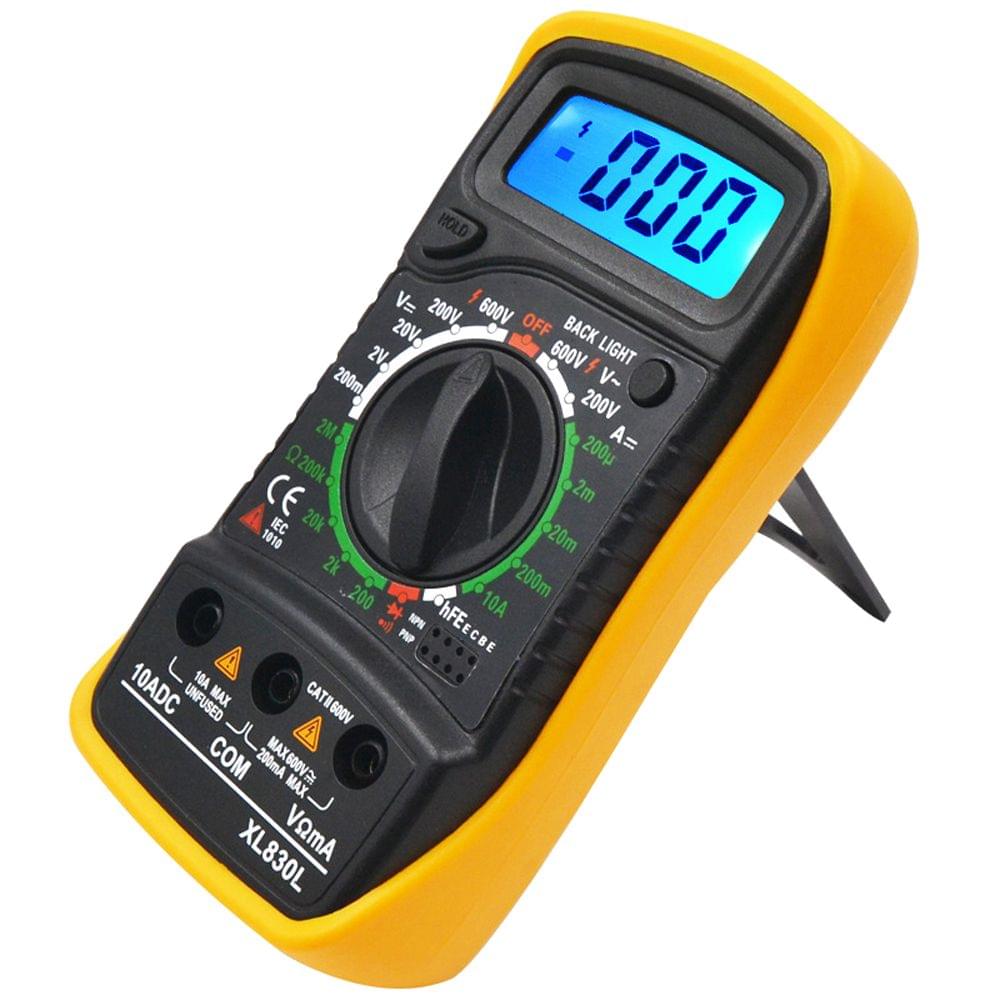 Portable Digital Multimeter Backlight AC/DC Ammeter