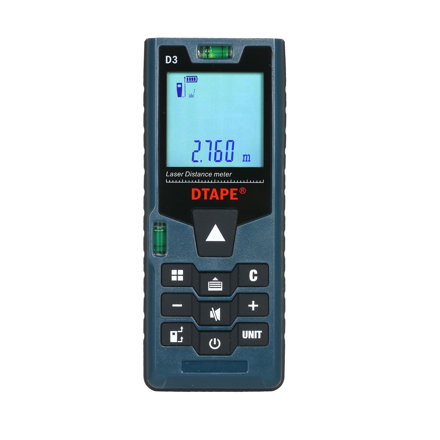 Handheld Digital Laser Distance Meter Portable Mini Range - 0.2-100m