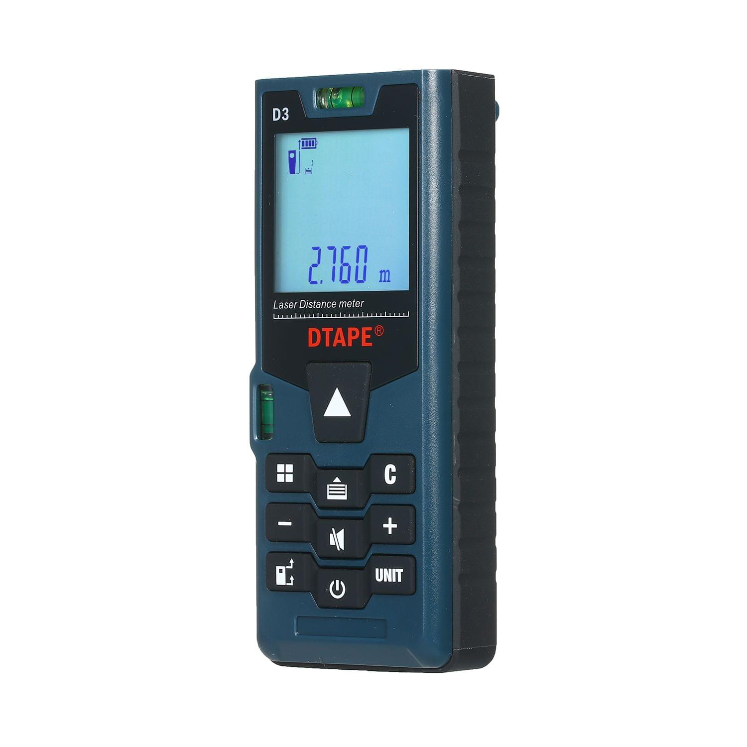 Handheld Digital Laser Distance Meter Portable Mini Range - 0.2-100m