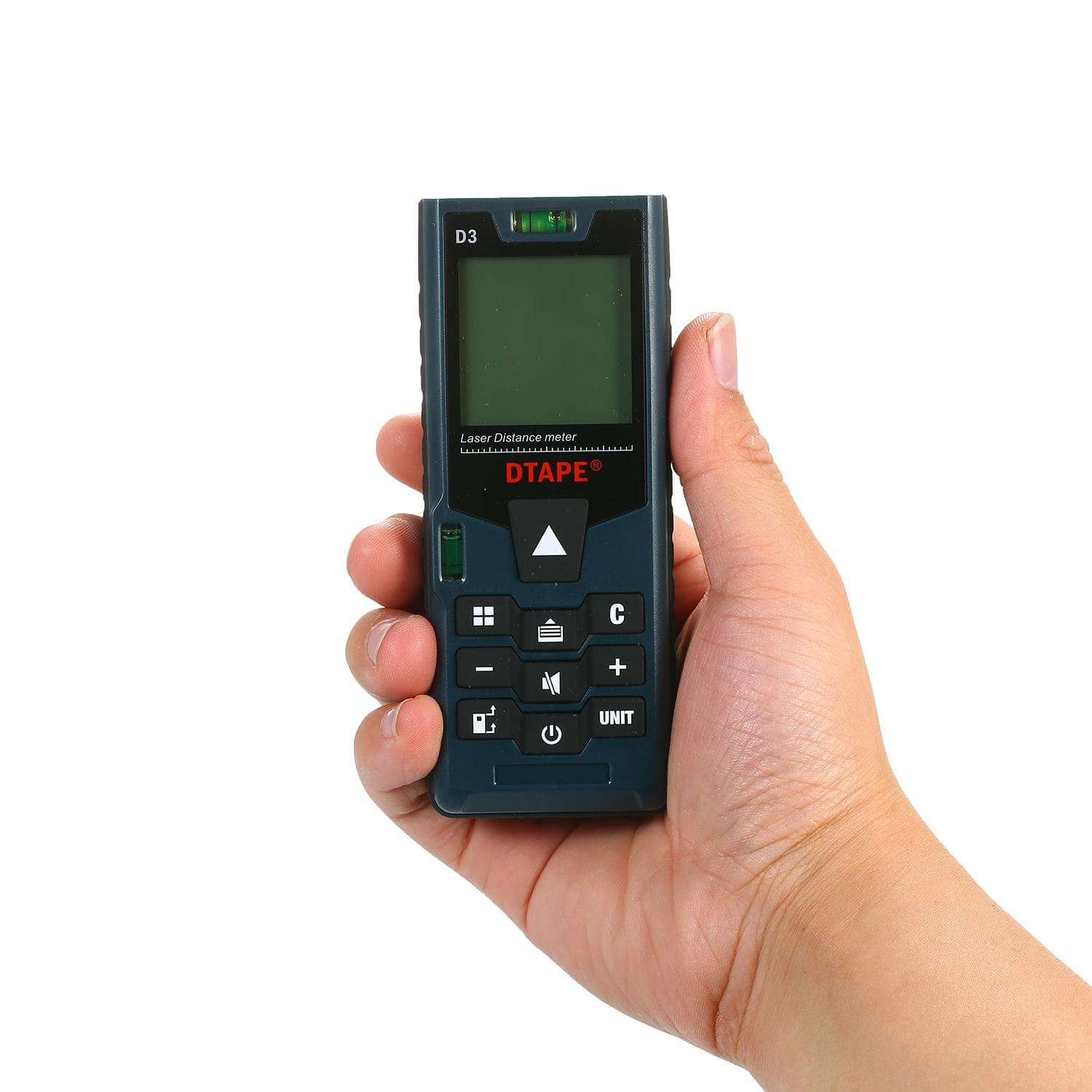 Handheld Digital Laser Distance Meter Portable Mini Range - 0.2-100m