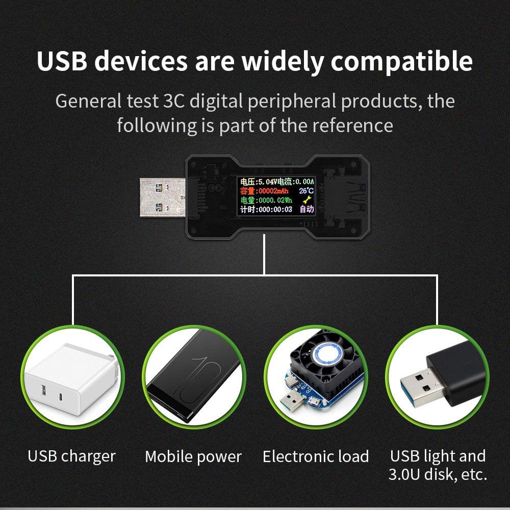 FNB18 USB Tester DC Digital Voltmeter Amp Current Voltage