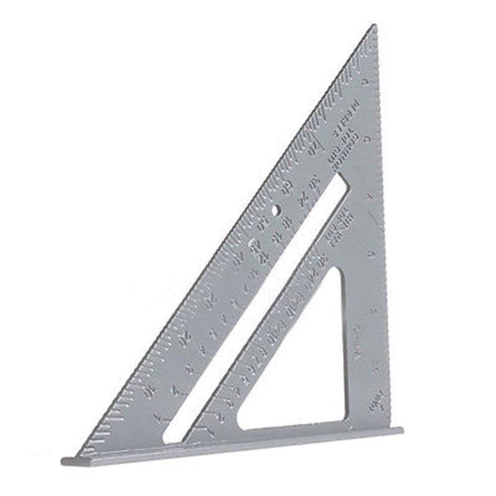 6.5in Aluminum Alloy Triangle Rulers Protractor Miter