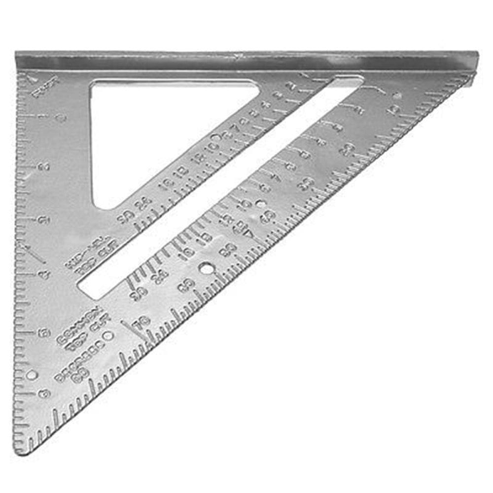 6.5in Aluminum Alloy Triangle Rulers Protractor Miter