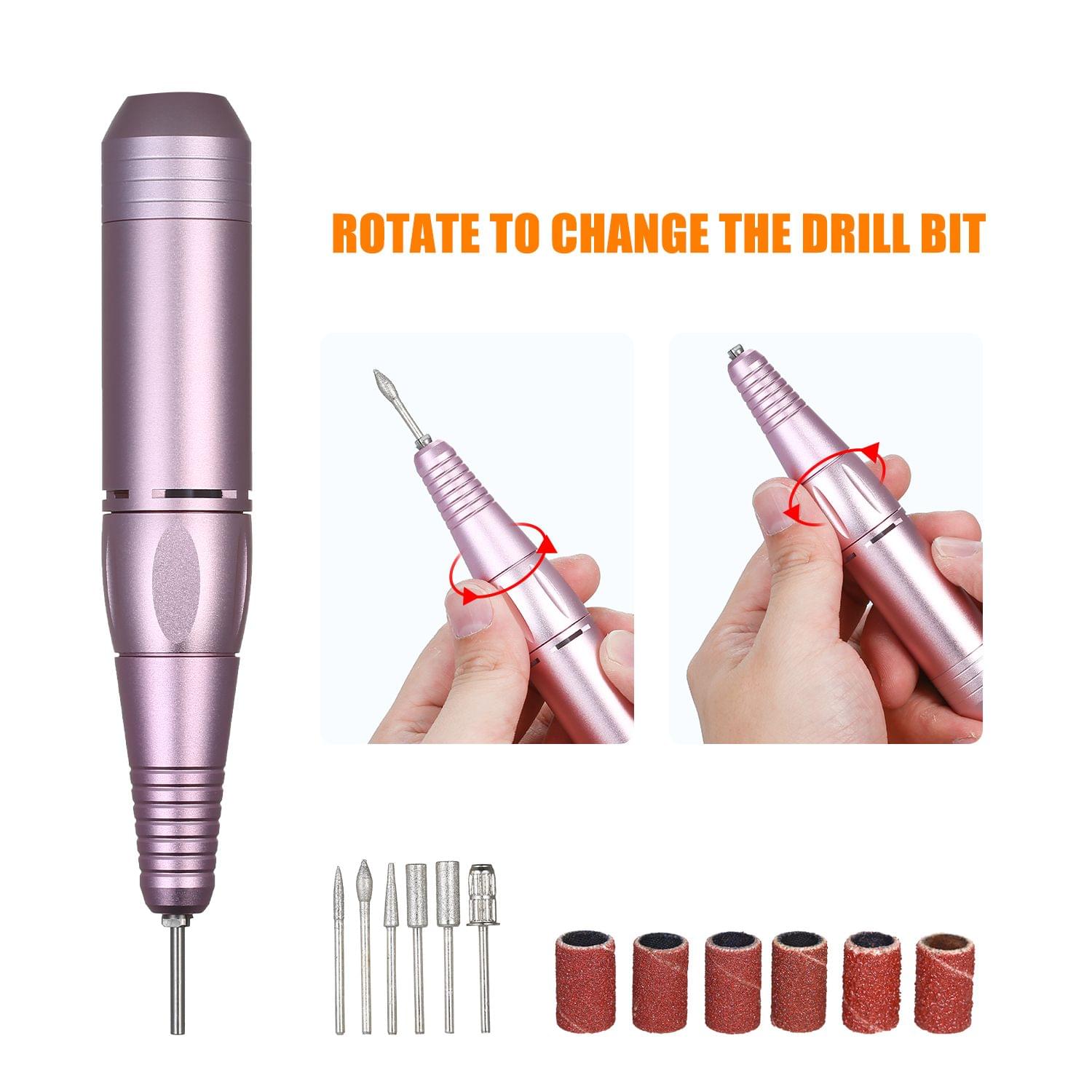 20000 RPM Portable Electric Nail Drill Machine Professional - EU Plug