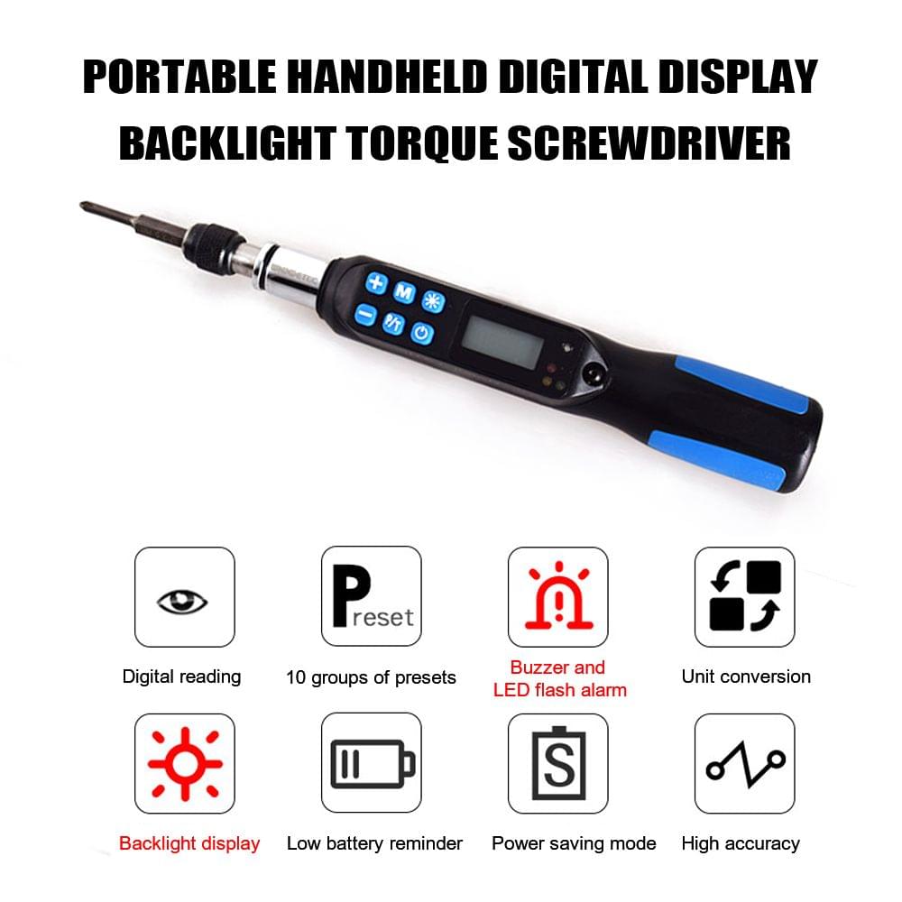 Portable Handheld Digital Display Backlight Torque - 1