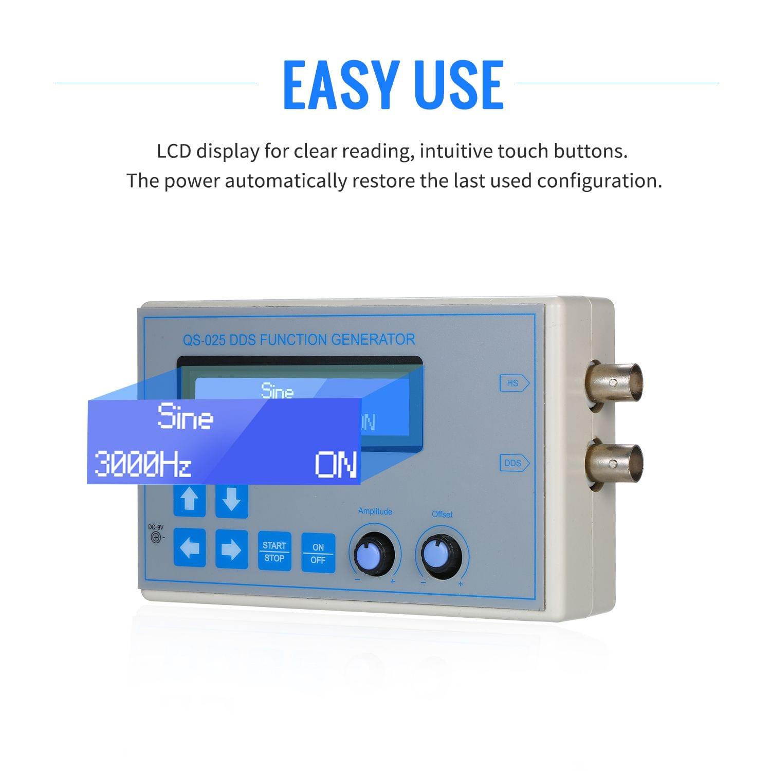 DDS Function Signal Generator Sine Square Triangle Sawtooth