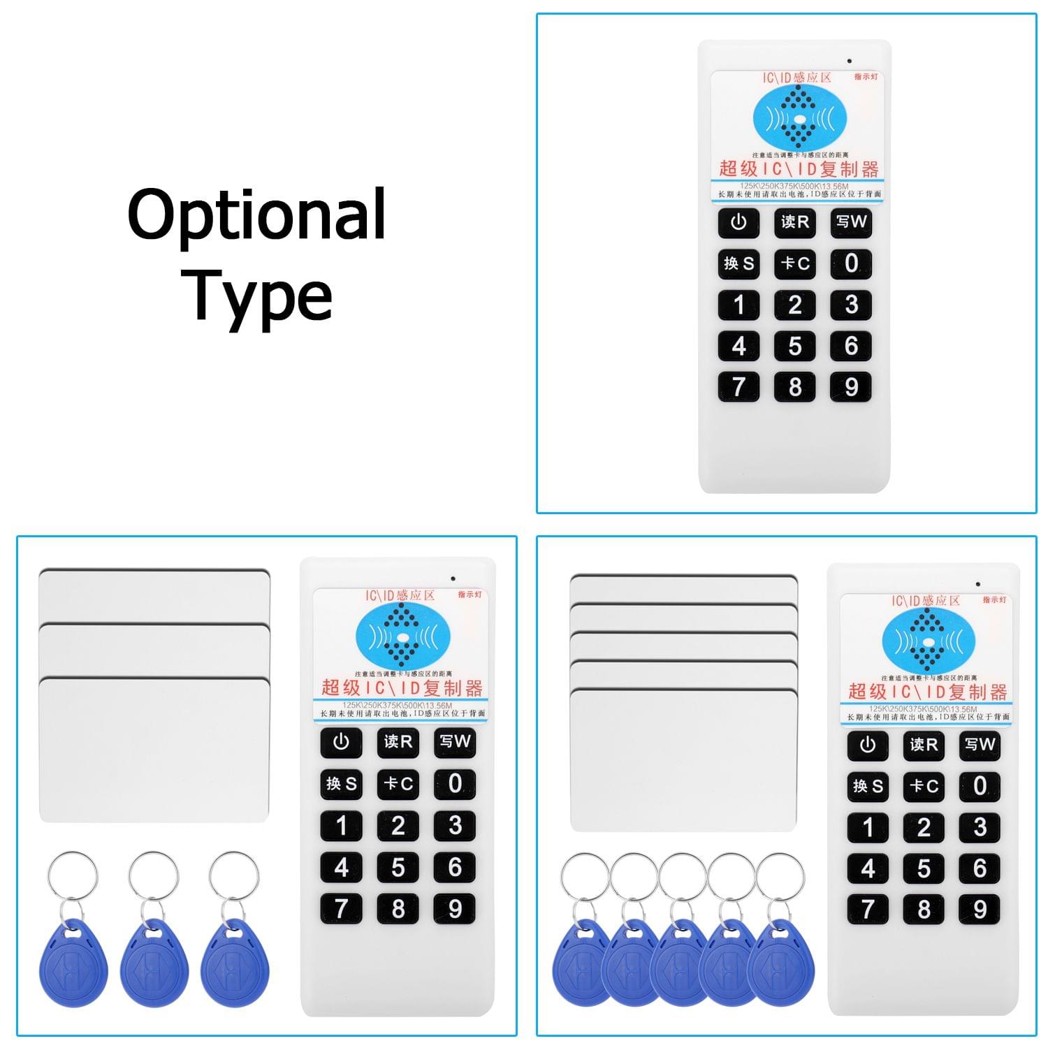 Handheld Portable 125KHz 13.56MHz RFI-D I-C I-D Card Tag - 1