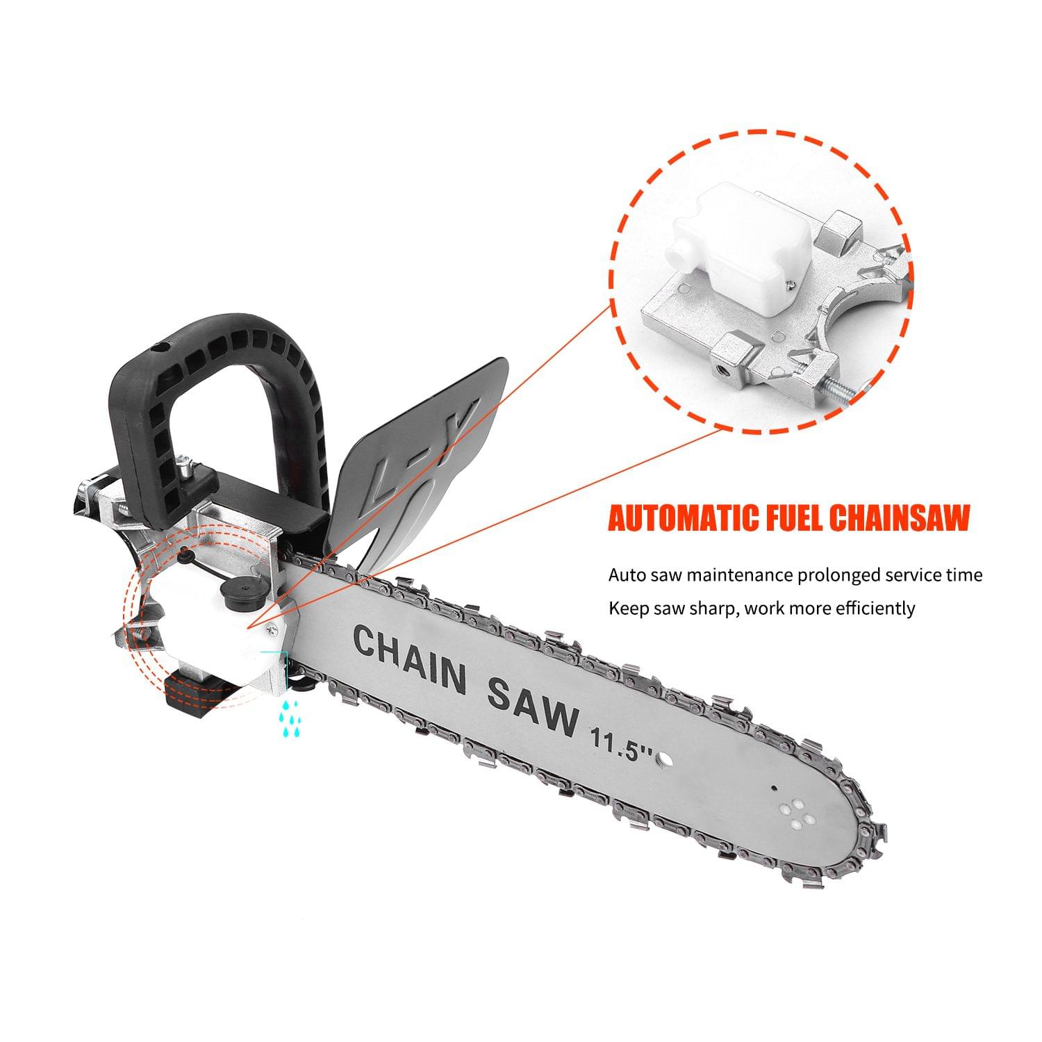 DIY Electric Saw 11.5 Inch Chainsaw Bracket Set Angle