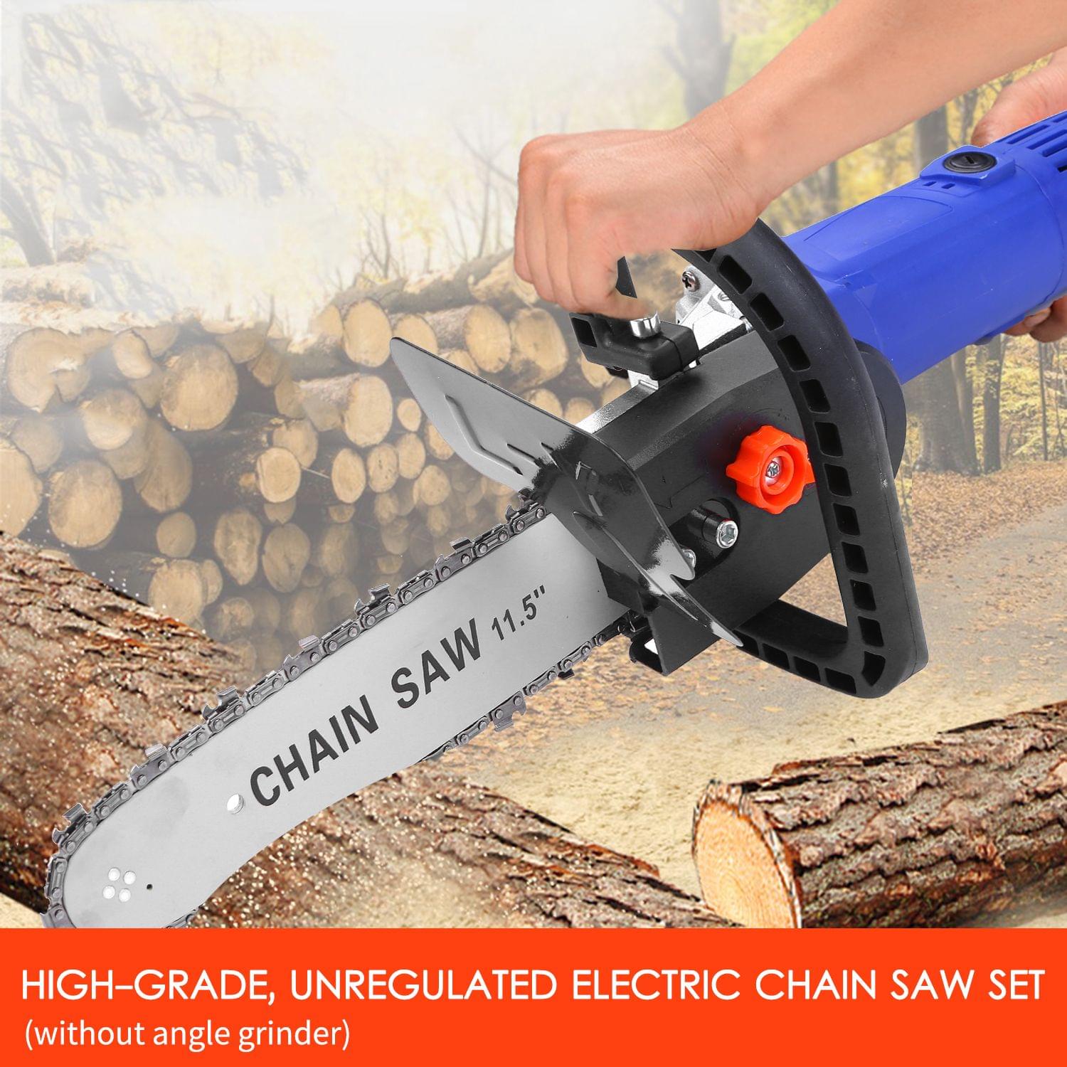 DIY Electric Saw 11.5 Inch Chainsaw Bracket Set Angle