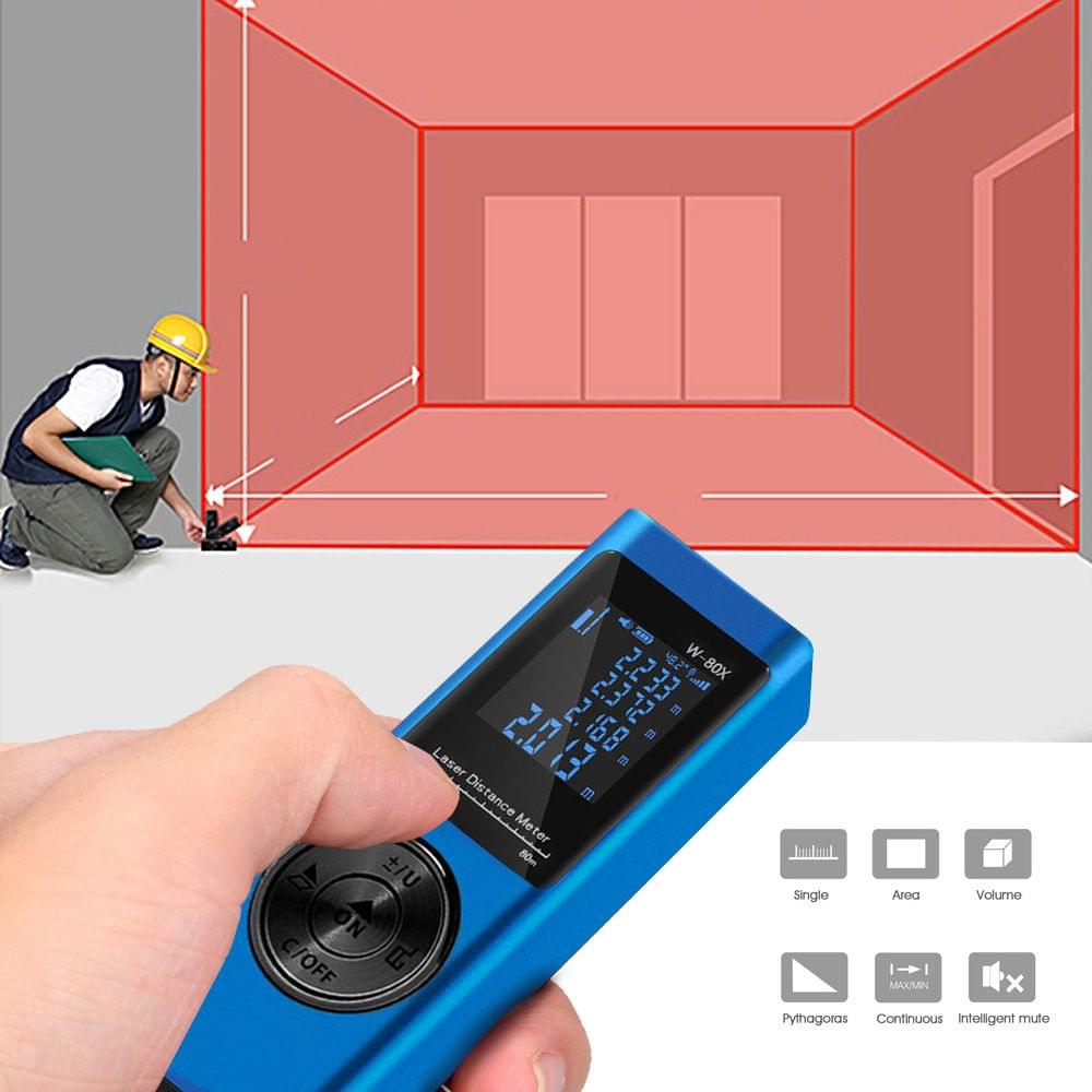 Handheld Rangefinder Digital Mini Distance Measuring Meter - 40m