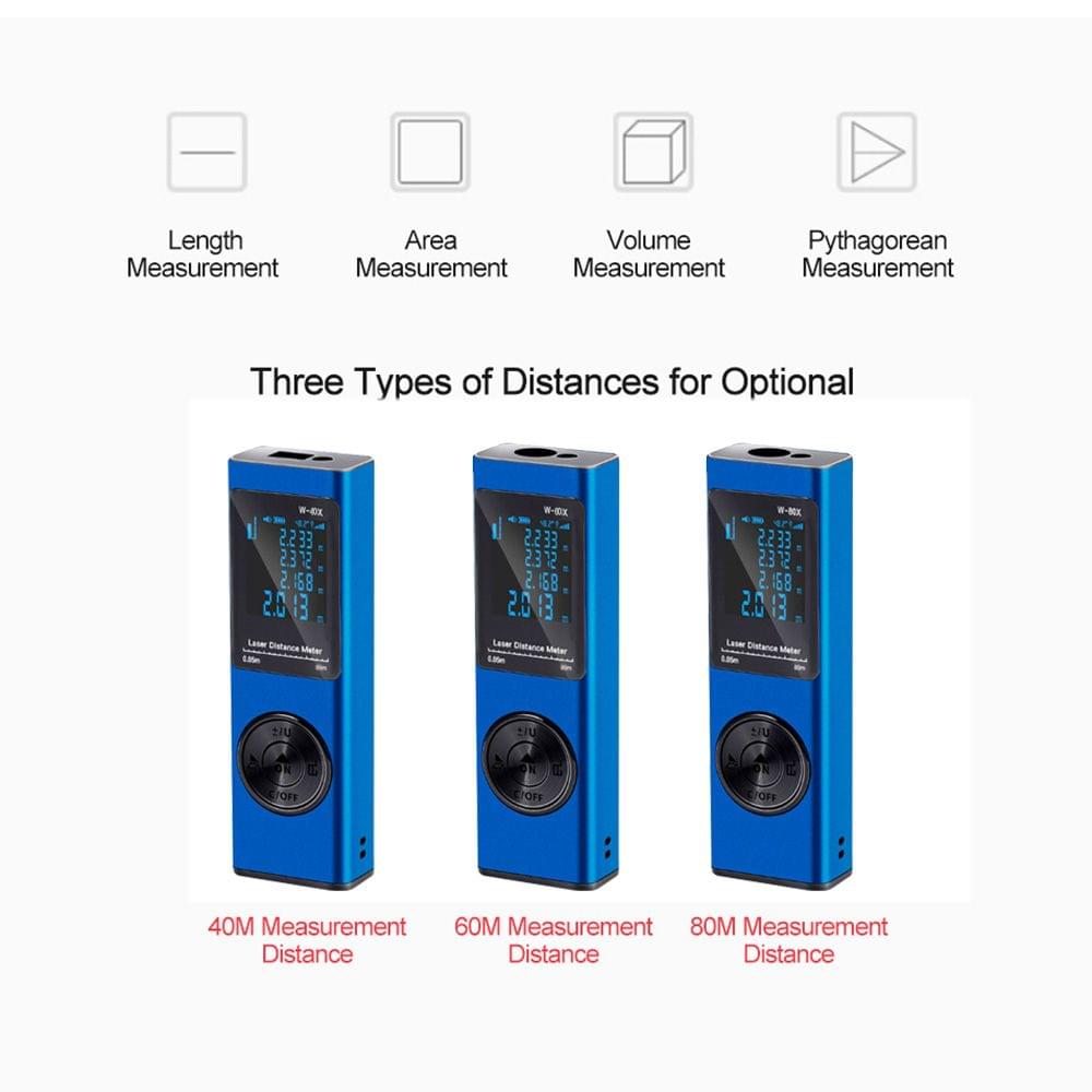 Handheld Rangefinder Digital Mini Distance Measuring Meter - 60m