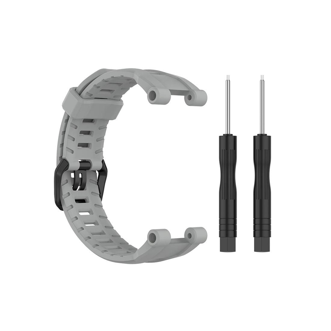 For Huami Amazfit Ares 1908 Silicone Replacement Strap Watchband (Grey)