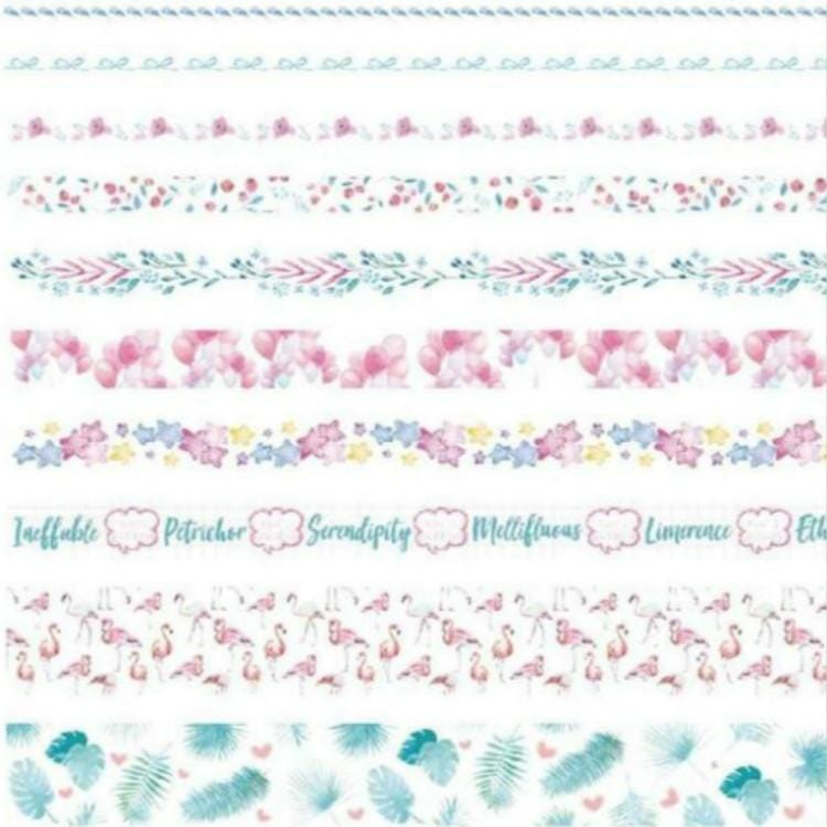 10 PCS / Set Paper Tape Set Clipper Label Shield Ancient Wind Girl Heart Student Hand Cute Sticker