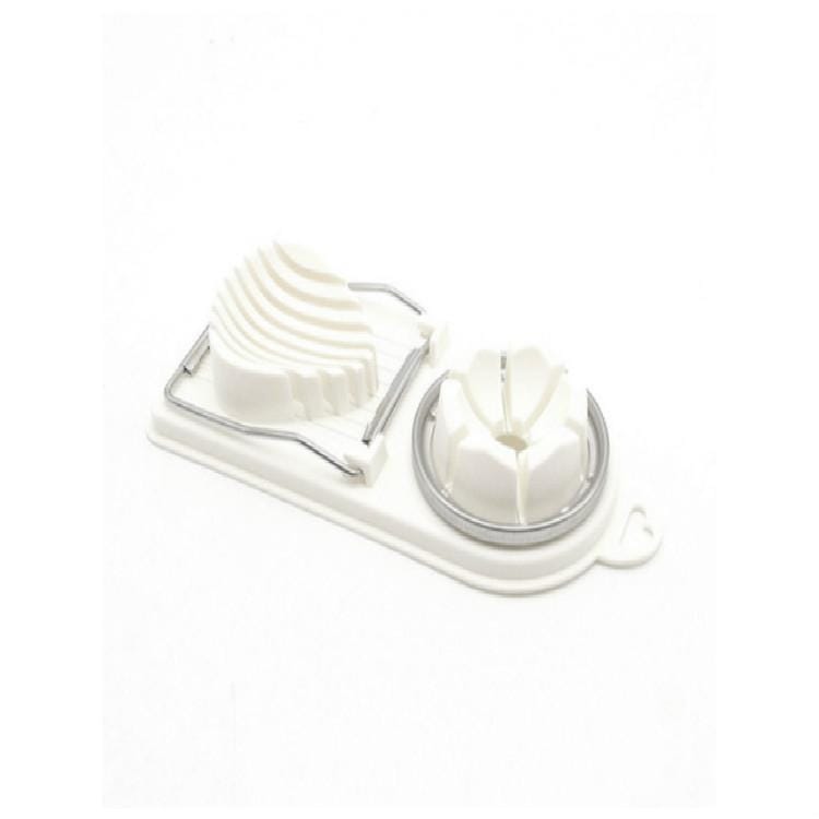 Multi-function Egg Cutter Egg Slicer Tools Kitchen Accessories (White)