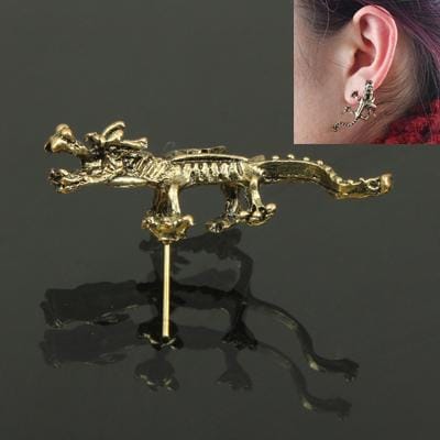 Dinosaur Style Pendant Ornament Earrings  Ear Stud Jewelry for Lady (Style1)