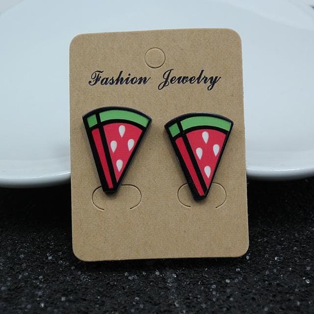 Creative Fruit Plant Mini Cartoon Small Earrings (e098-1)