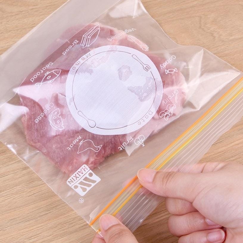 4 Sets Sealed Bag Fresh Food Packaging Bag Household Thickened Refrigerator Storage Plastic Bag, Size: Large