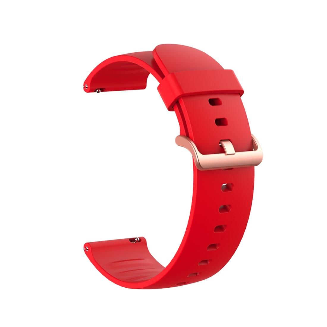 22MM For Xiaomi Watch Color Smart Sports Color Silicone Replacement Strap (Red)