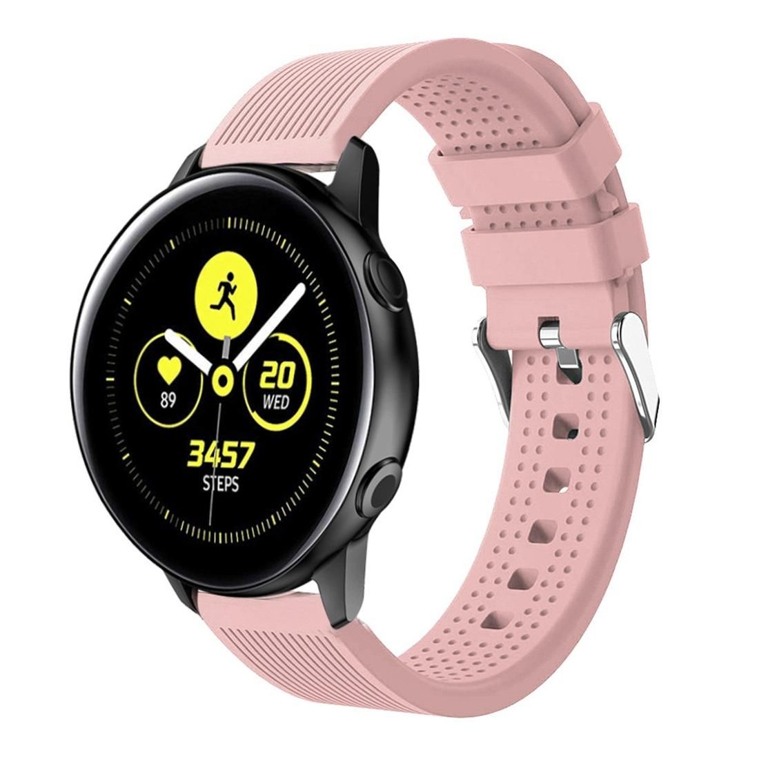 Smart Watch Silicone Wrist Strap Watchband for Garmin Vivoactive 3 (Pink)