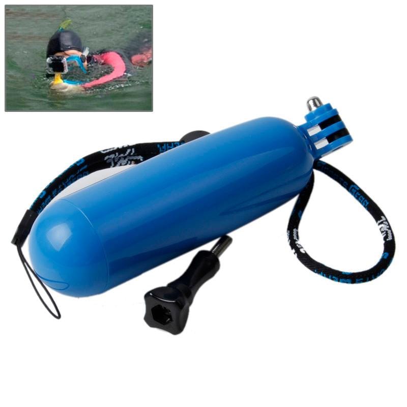 TMC Bobber Floating Hand Grip for GoPro  NEW HERO /HERO6   /5 /5 Session /4 Session /4 /3+ /3 /2 /1, Xiaoyi and Other Action Cameras (Blue)