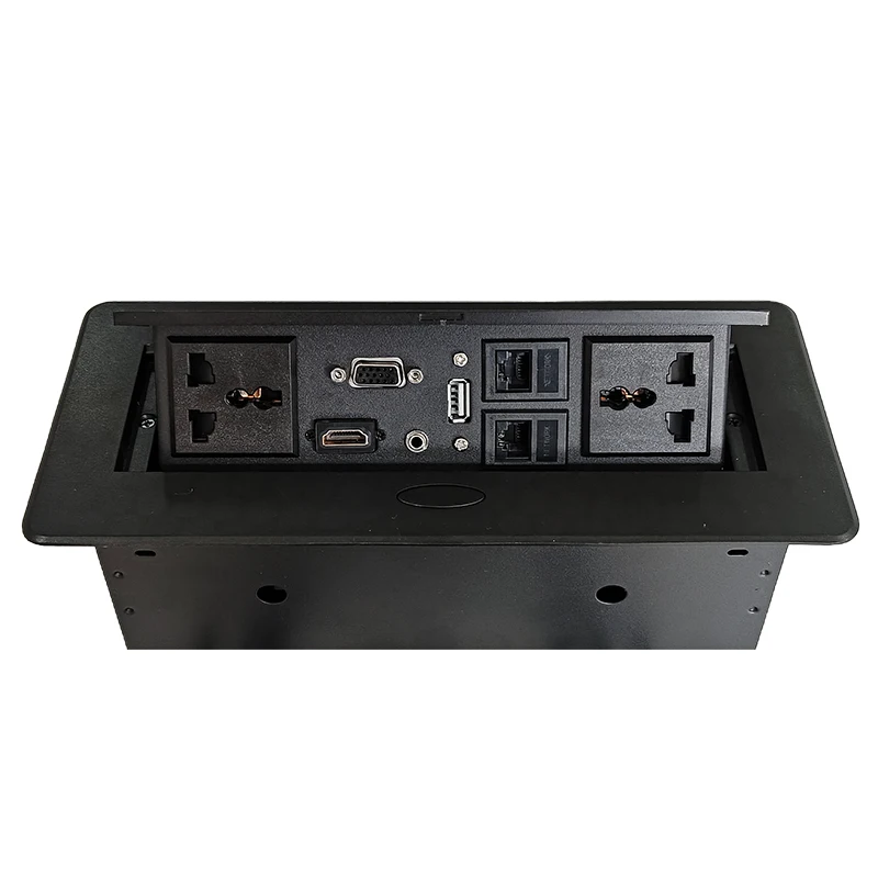 Desktop pop up Socket multifunction with 30cm cables