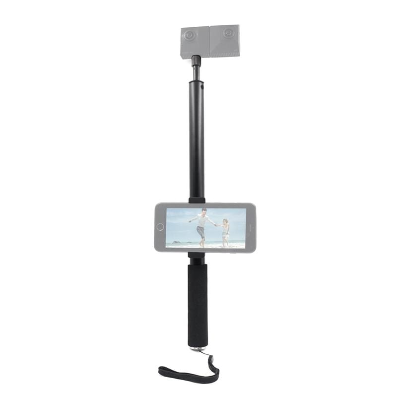 STARTRC Super Long Extendable Pole Aluminum Alloy Selfie Stick Monopod for Insta360 ONE X / EVO, Cellphone, Length: 45cm-200cm (Black)