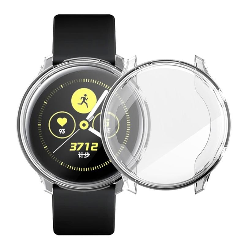 For Samsung Active Watch Full Coverage TPU Protective Case (Transparent)