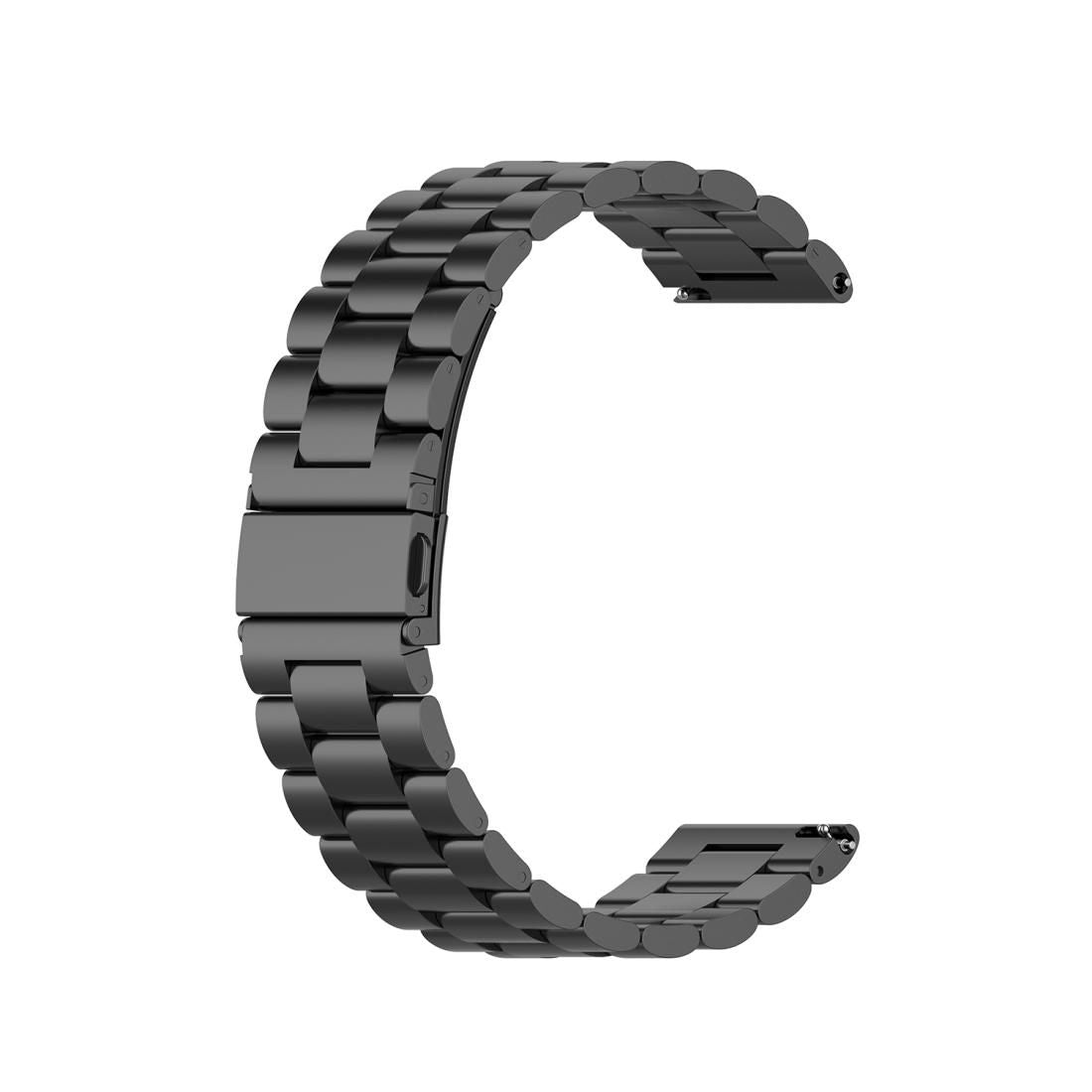 For Galaxy Watch 3 45mm Three Stainless Steel Straps Disassemble The Meter & Ears, Size: 22mm (Black)