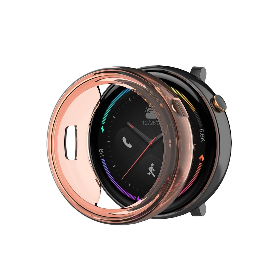 For Amazfit 2 TPU Watch Case (Transparent Orange)