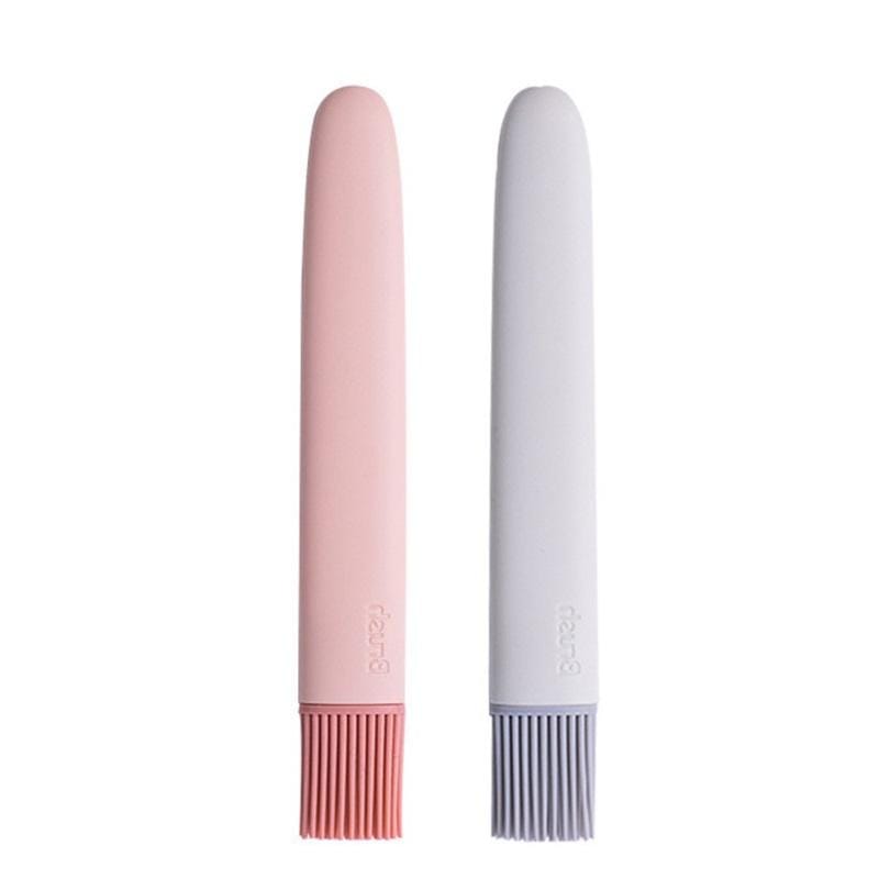 5 PCS Kitchen Brush Removable Silicone Oil Brush Baking Barbecue Brush Oil Tool Random Color Delivery