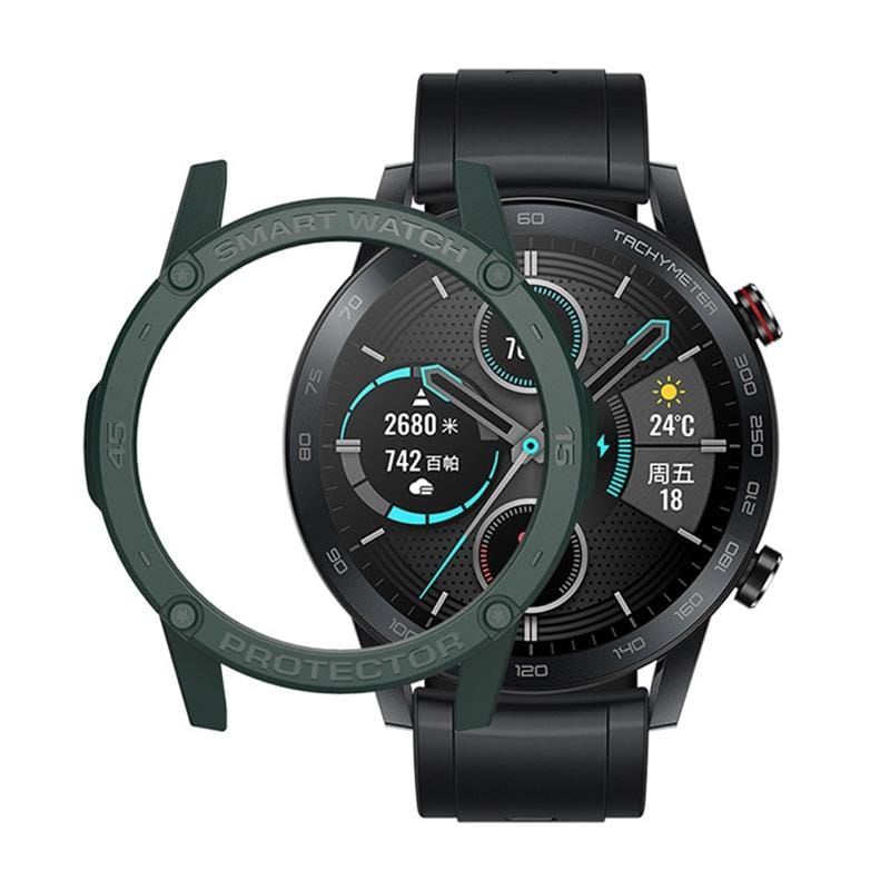 For Huawei Honor Magic 2 46mm Smart Watch TPU Protective Case, Color:Army Green