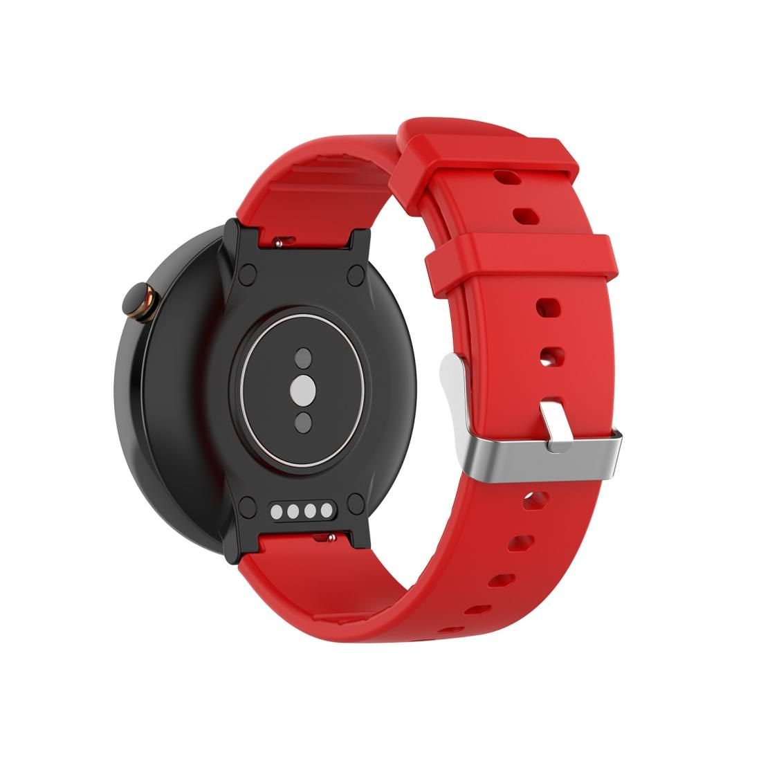 For Huami Amazfit 2/A1807 Silicone Watch Strap & Just Buckle (Lava Red)