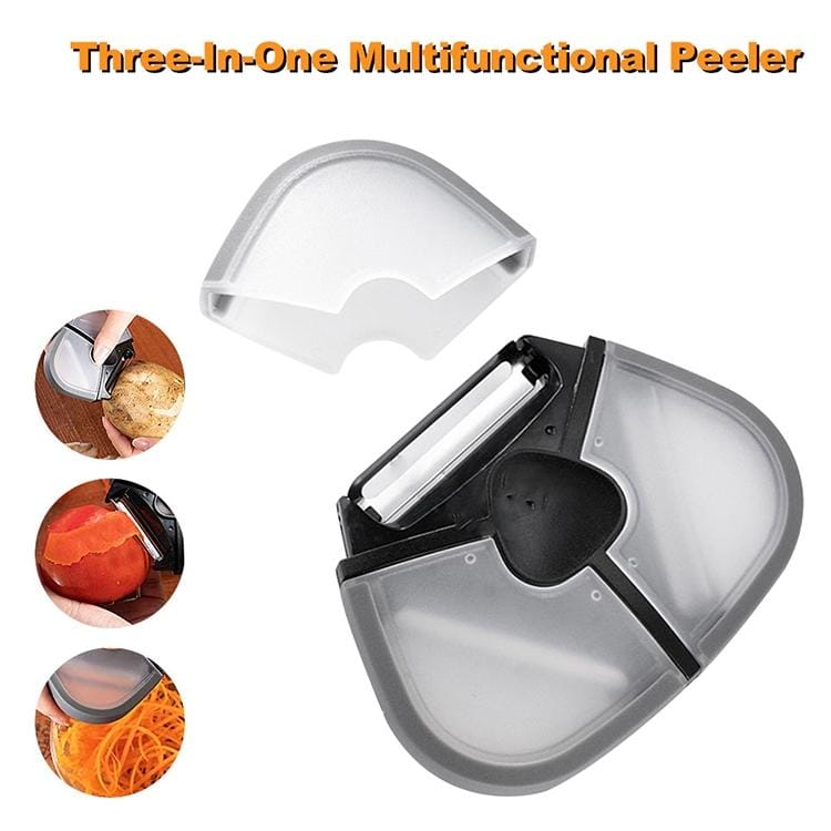 3 PCS Multifunctional Stainless Steel Creative Peeler Three-in-one Peeler Grater