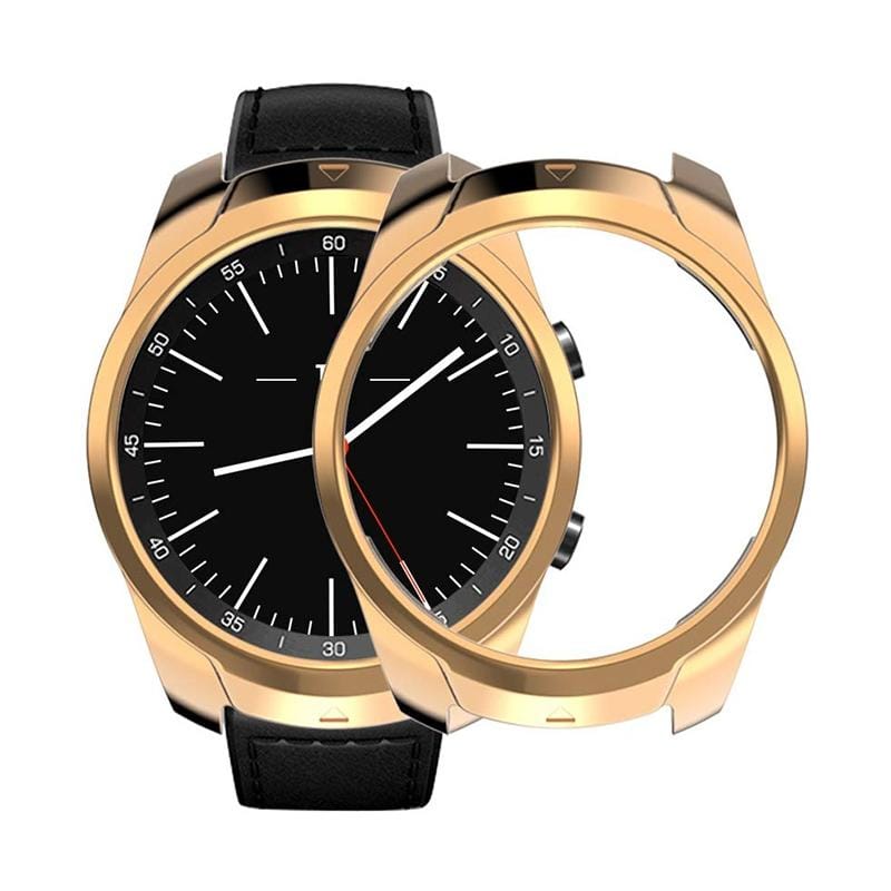 For Tic Watch Pro Smart Watch TPU Protective Case (Rose Gold)