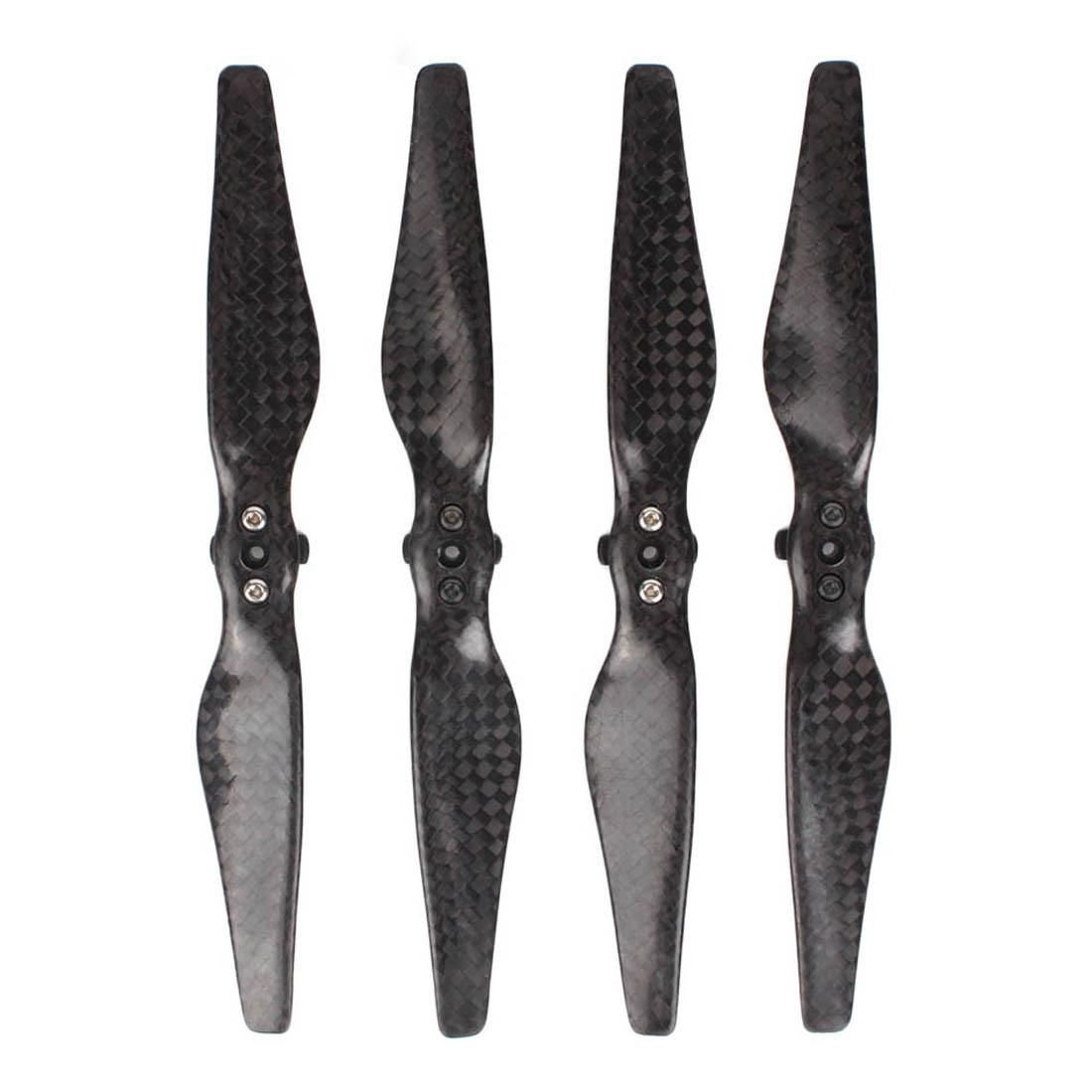 4 PCS Quick-Release Carbon Fiber Propellers Blades for DJI Mavic Air Drone RC Quadcopter (Black)