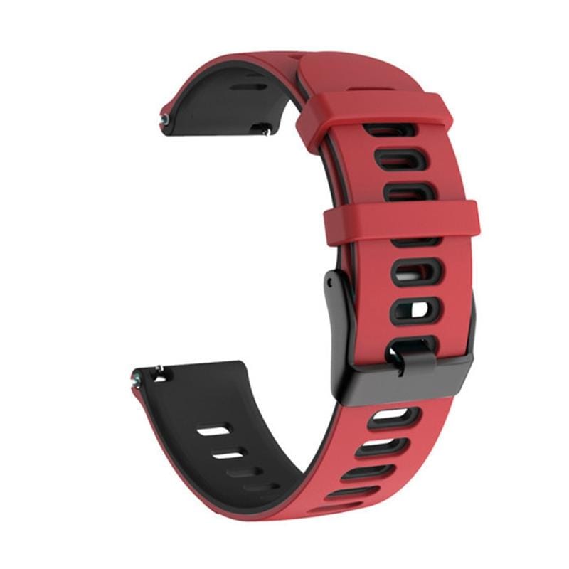 22mm For Huawei Watch GT2e 46mm Silicone Wrist Strap (Red+Black)