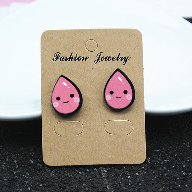 Creative Fruit Plant Mini Cartoon Small Earrings (e098-5)