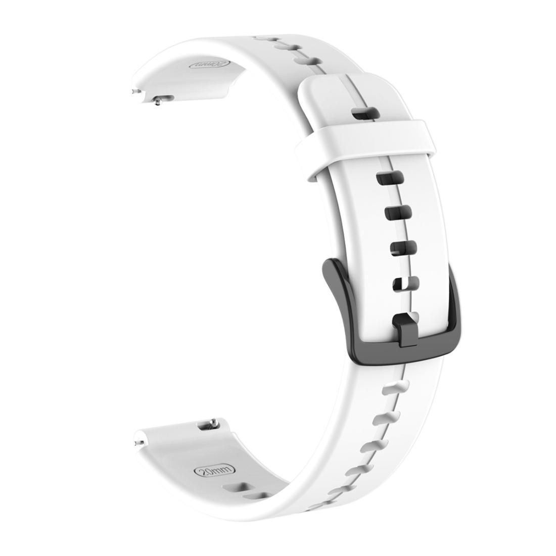 For Huawei TalkBand B6 Silicone Replacement Strap Watchband (White)
