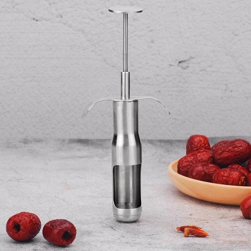 Stainless Steel Red Date Pitting Device Cherry Fruit Coring Device, Specification: Large
