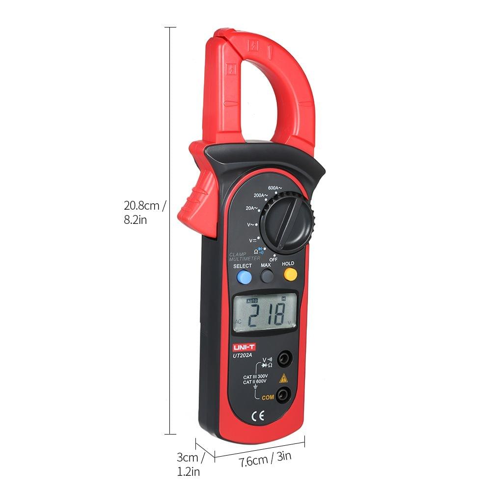UNI-T UT202A Mini Digital LCD Handheld Clamp Multimeter