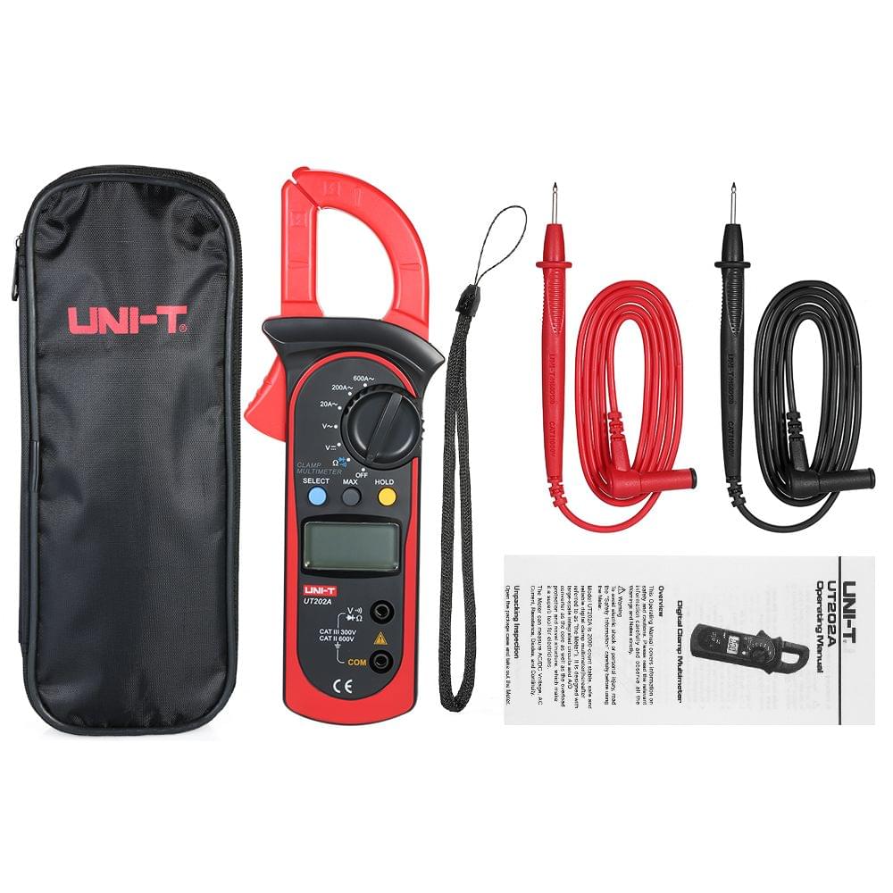 UNI-T UT202A Mini Digital LCD Handheld Clamp Multimeter