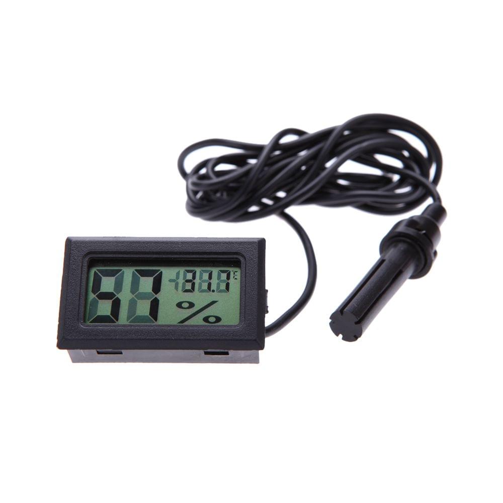 Mini LCD Digital Thermometer Humidity Hygrometer Temp Gauge