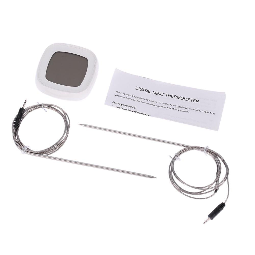 Digital Touch Screen Backlight Meat Cooking Thermometer with