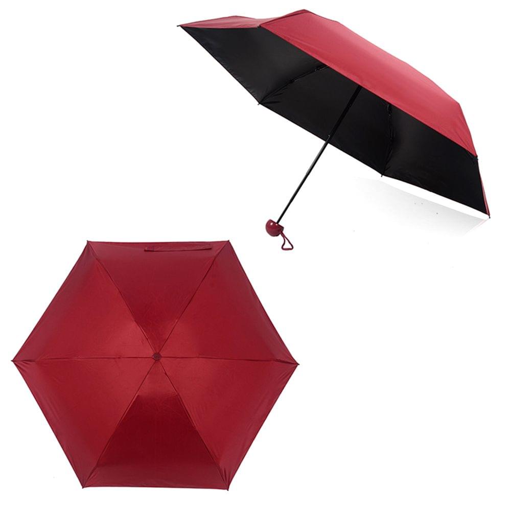 Creative Quality Capsule Mini Pocket Umbrella 5-Folding