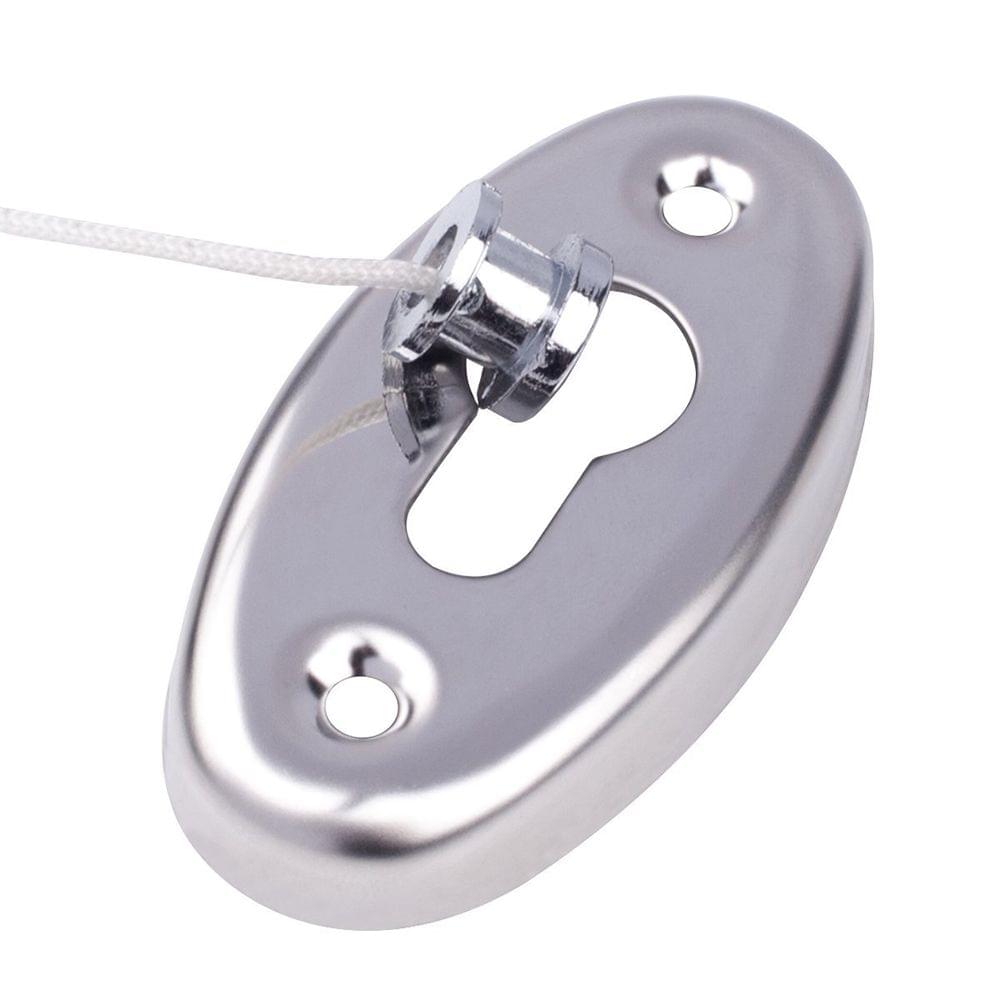 Portable 304 Stainless Steel Retractable Single Clothes Line