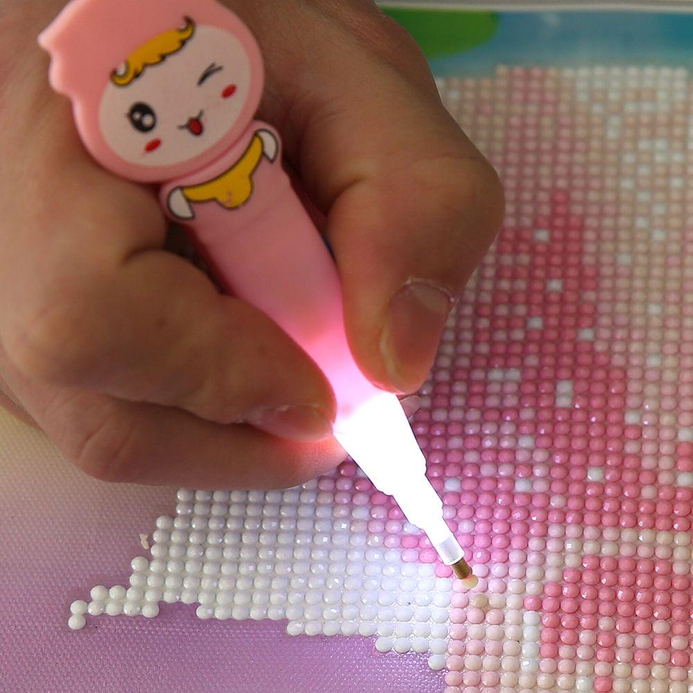 5D DIY Diamond Painting Tool Shining Drill Pen Owl Pattern - 1